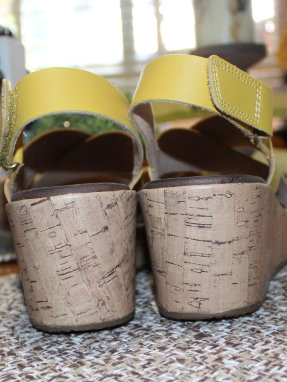 NWT CLARKS Stasha Hale Sandal Wedges 9 1/2 WIDE STUNNING! - Picture 8 of 16